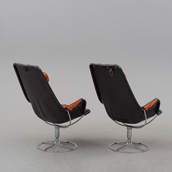 A pair of 'Jetson' easy chairs by Bruno Mathsson for Dux.
