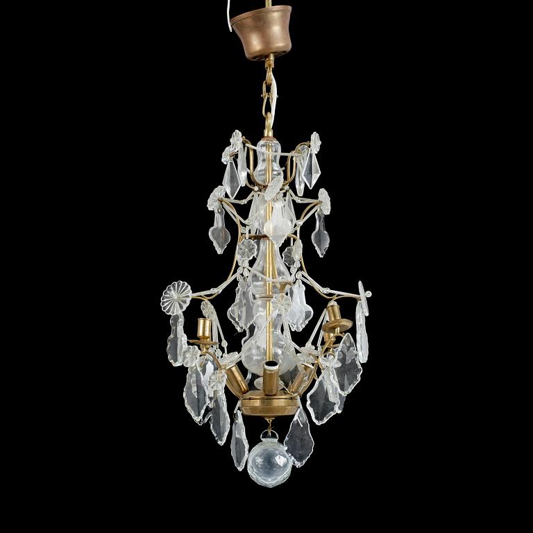 LJUSKRONA, rokokostil, "Sturehov" ur IKEA:s 1700-talsserie, 1990-tal. Höjd ca 75 cm.