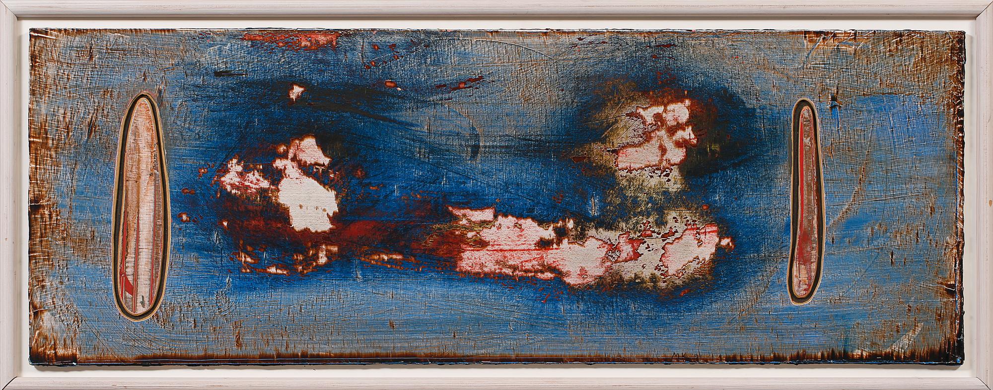 MICHAEL KESSLER, olja på pannå, monogram signerad, daterad 1991.