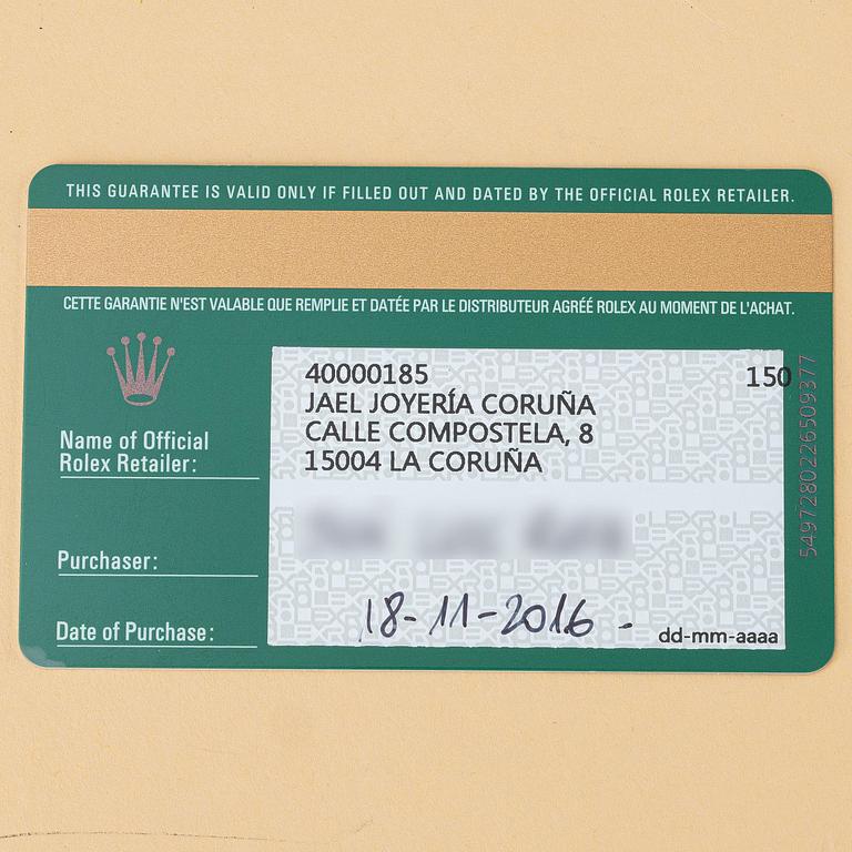 Rolex, Cosmograph, Daytona, ca 2016.