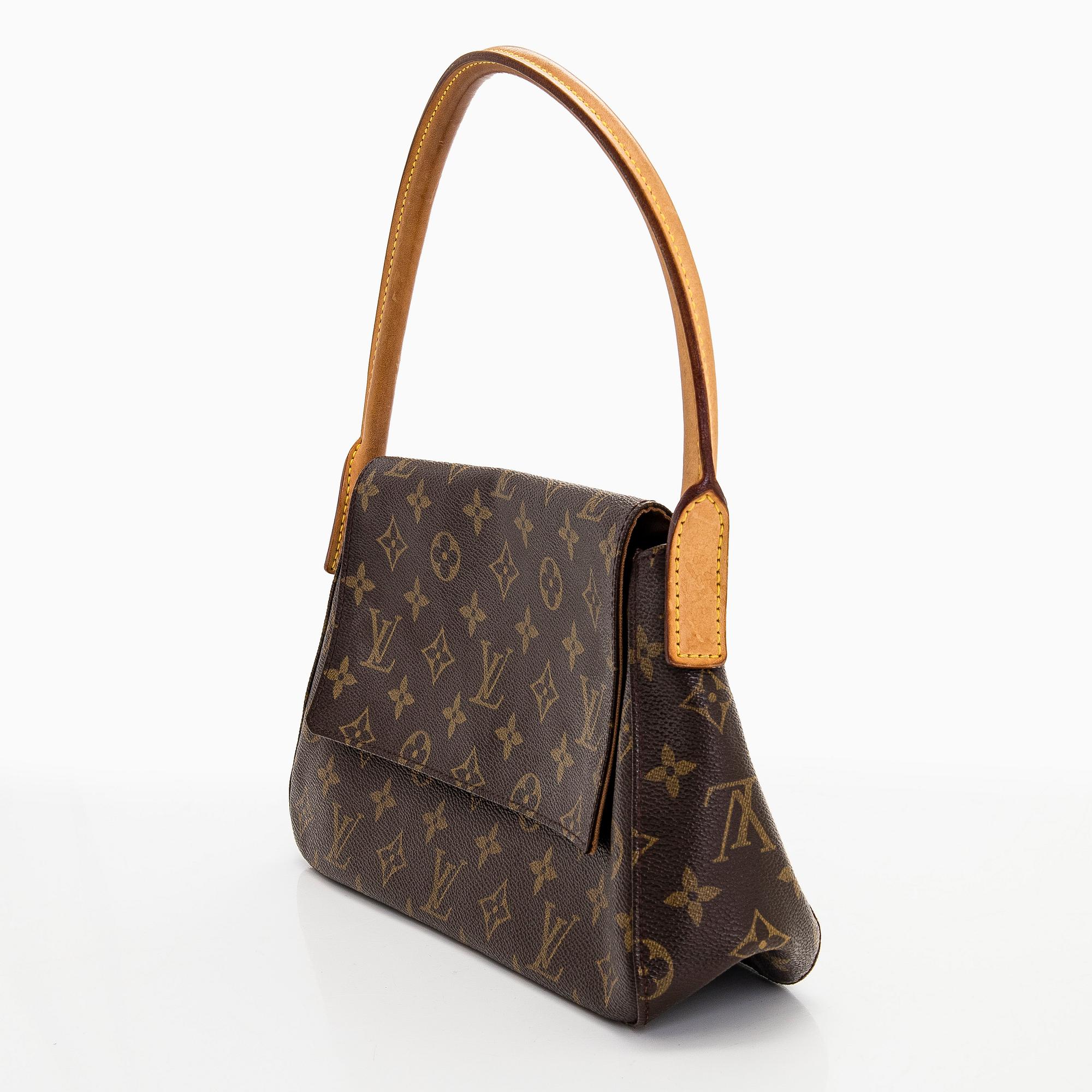 Louis Vuitton, a monogram canvas 'Mini Looping' bag.