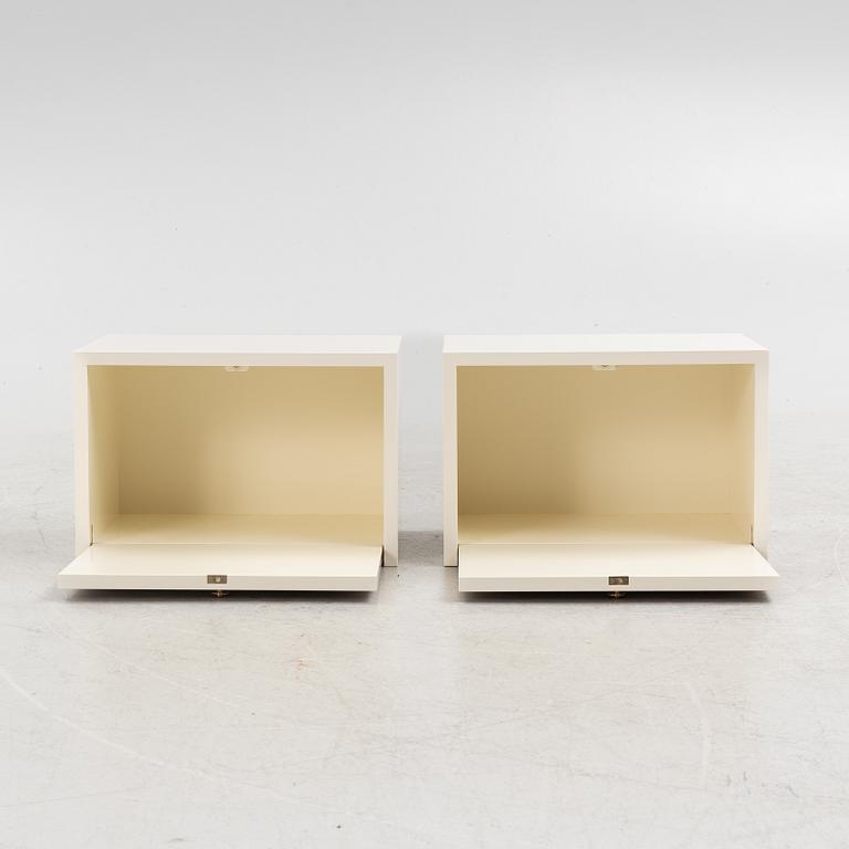 Marie-Louise Sjögren, a pair of wall hanged bedside tables, 21st century.