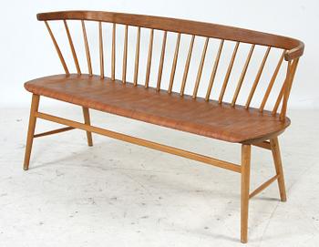 SOFFA, “Florett nr 150” samt STOLAR, ett par, AB Bröderna Wigells stolfabrik.