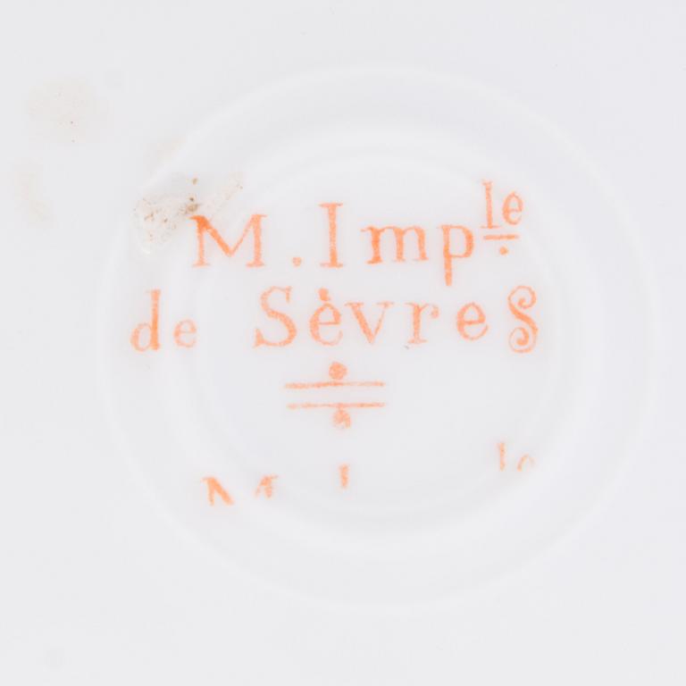 FIVE DECORATIVE PLATES, porcelain, Central Europe, late 19th century and early 20th century.