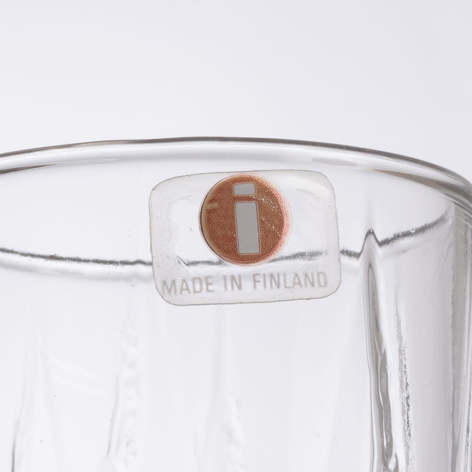 Timo Sarpaneva, champagneglas, 12 st, "Kalinka", Iittala.