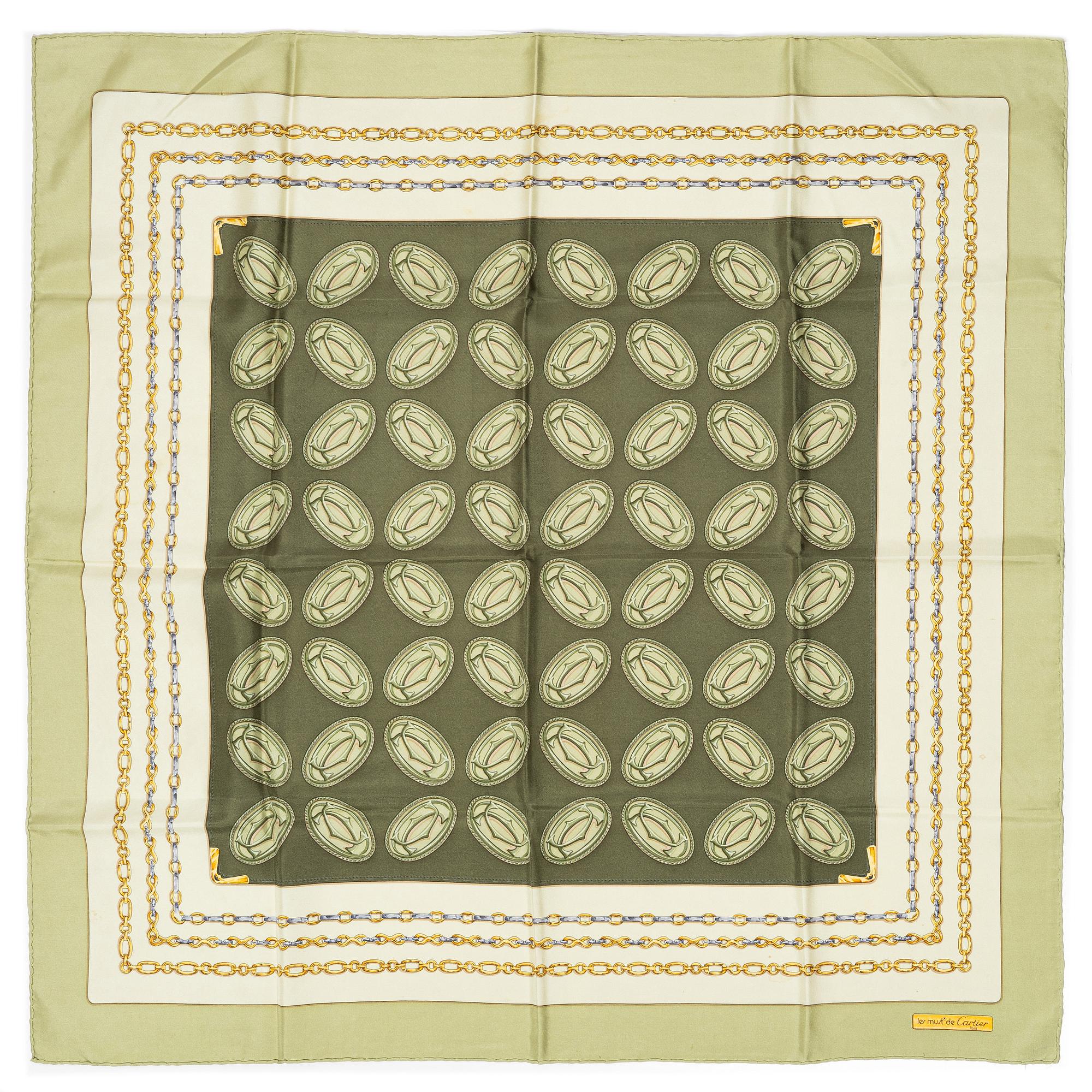 Cartier, scarves, 2 pcs.