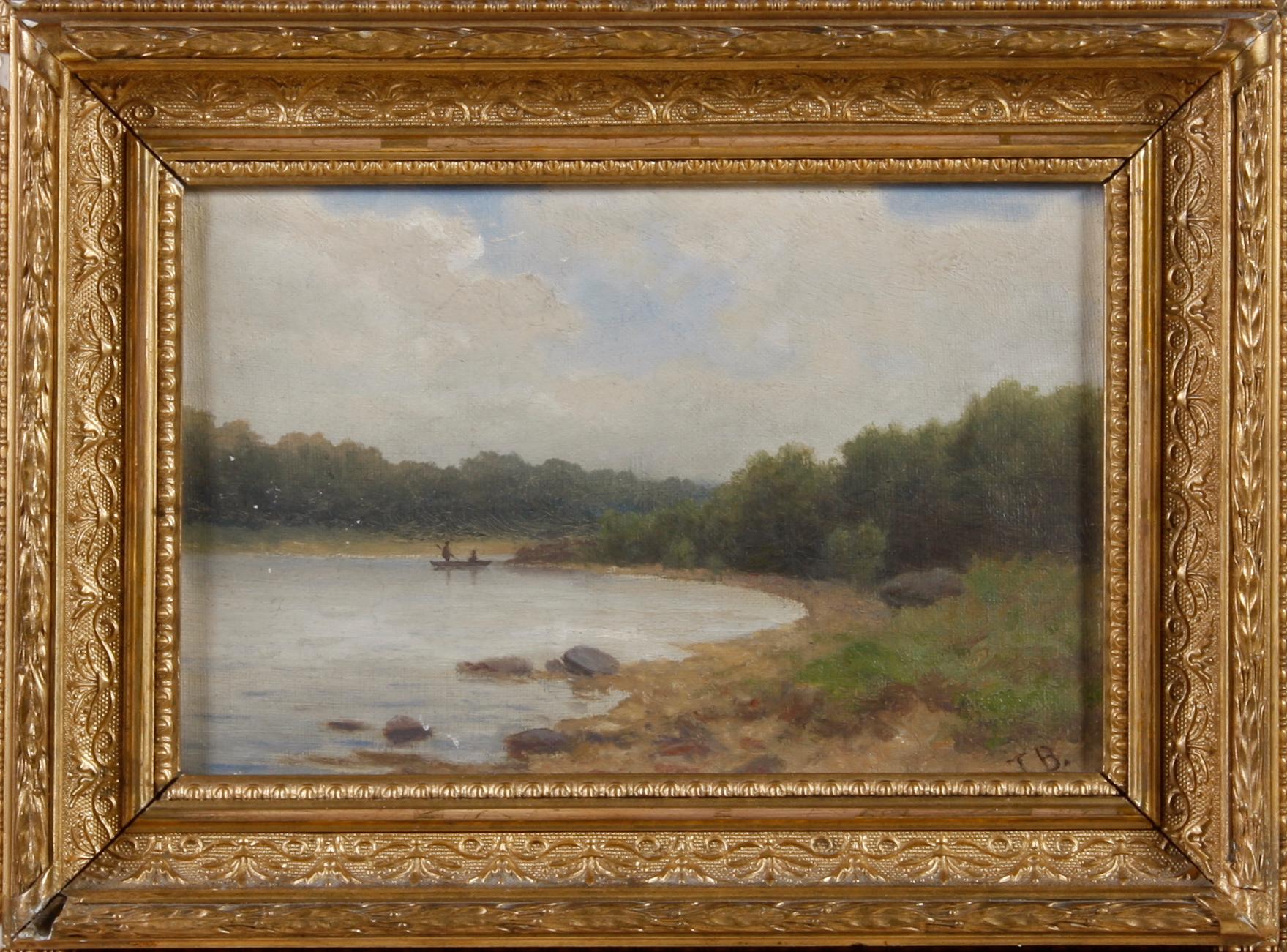 BILLING, THEODOR, olja på duk. Monogramsignerad.