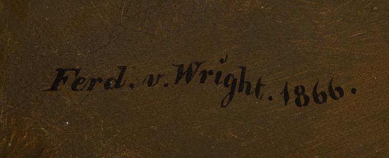 Ferdinand von Wright, An eagle with its prey.