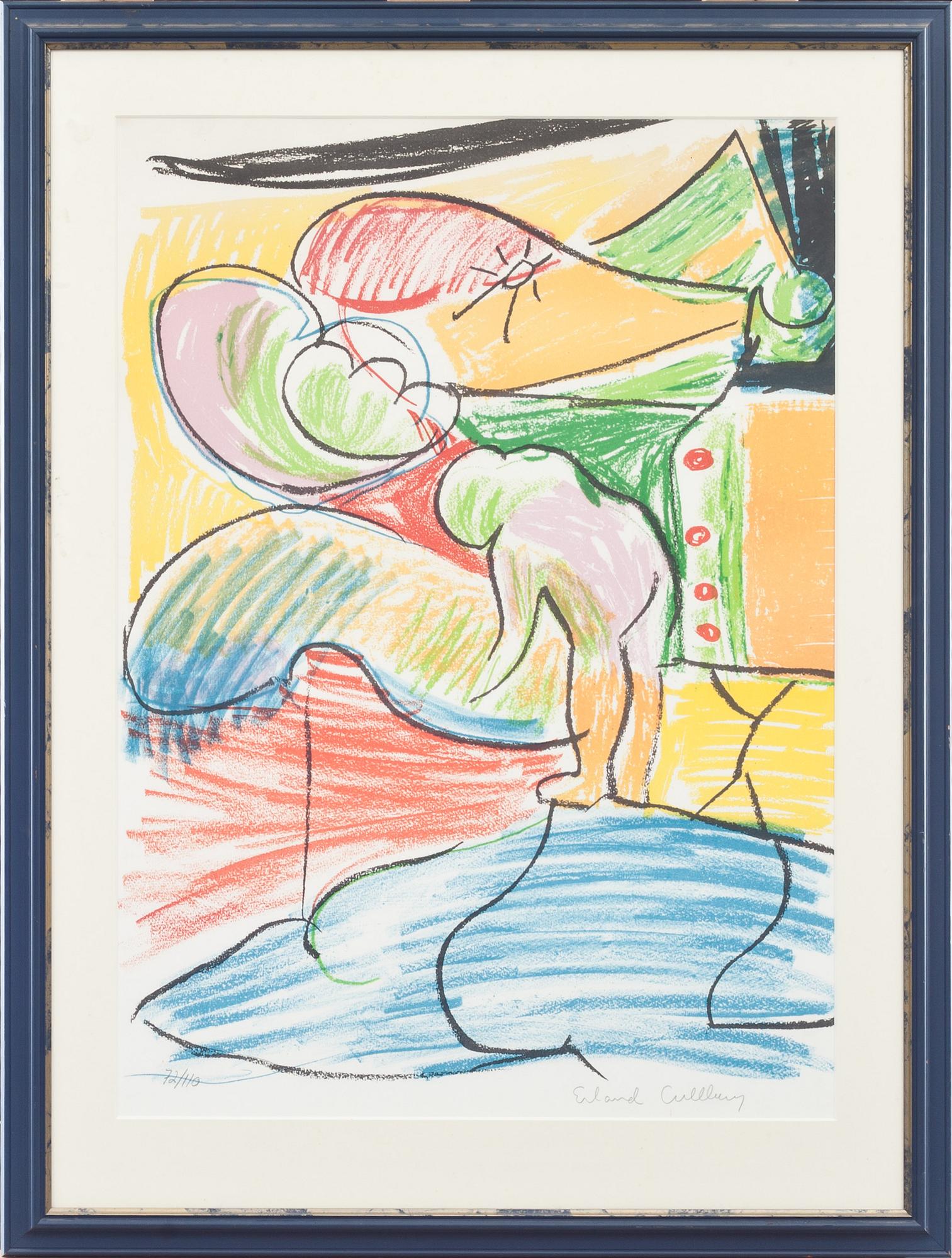 ERLAND CULLBERG, färglitografi, signerad och numrerad 72/110.