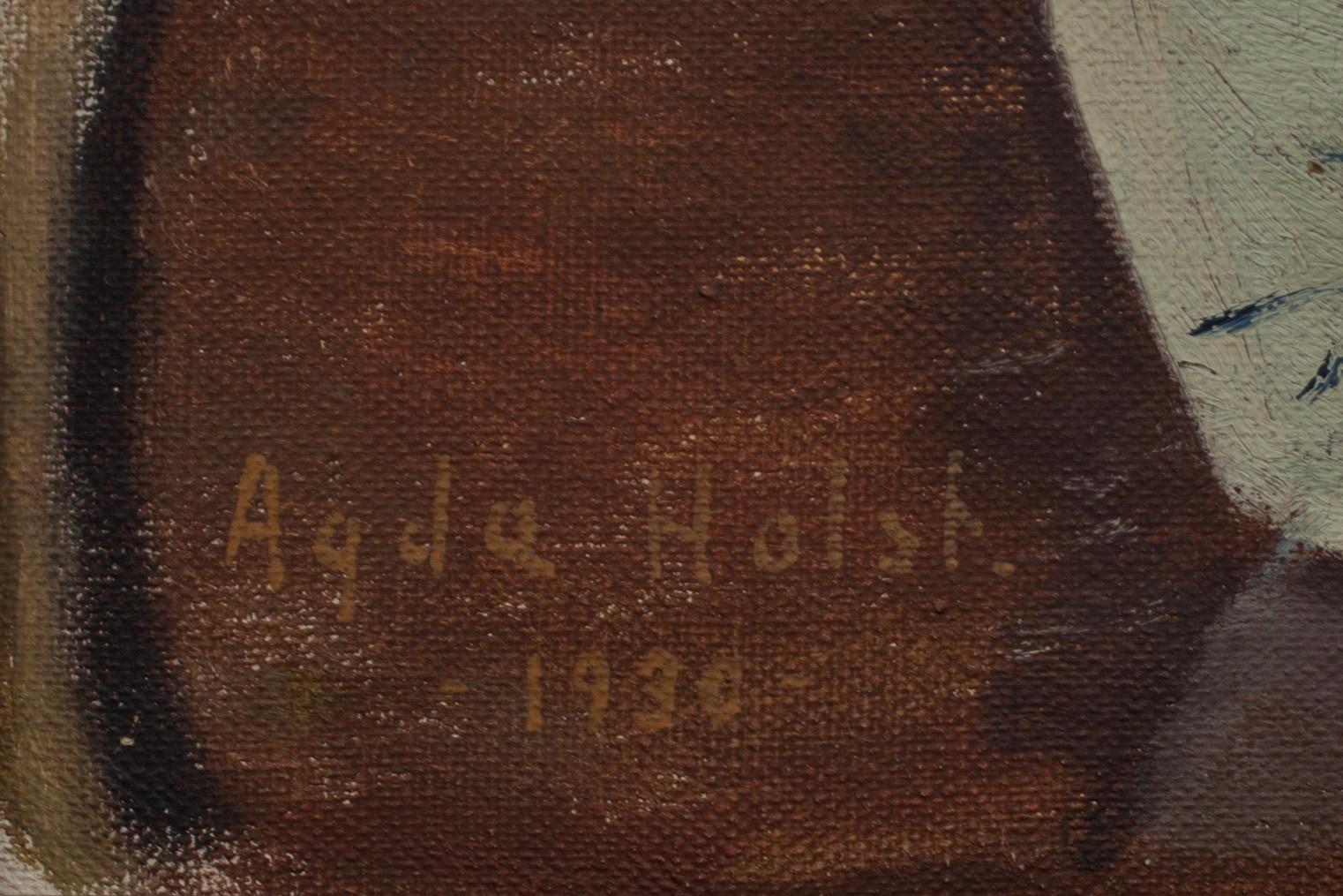 AGDA HOLST, olja på duk, signerad och daterad 1930.