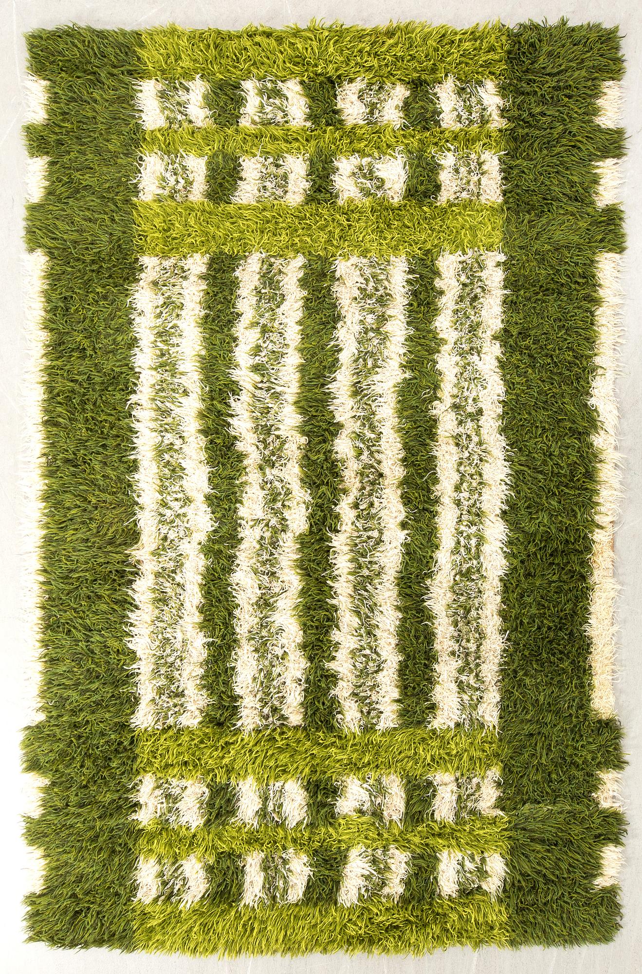 Rya rug "Estrad" Taberg machine-made, approx. 238x164 cm.