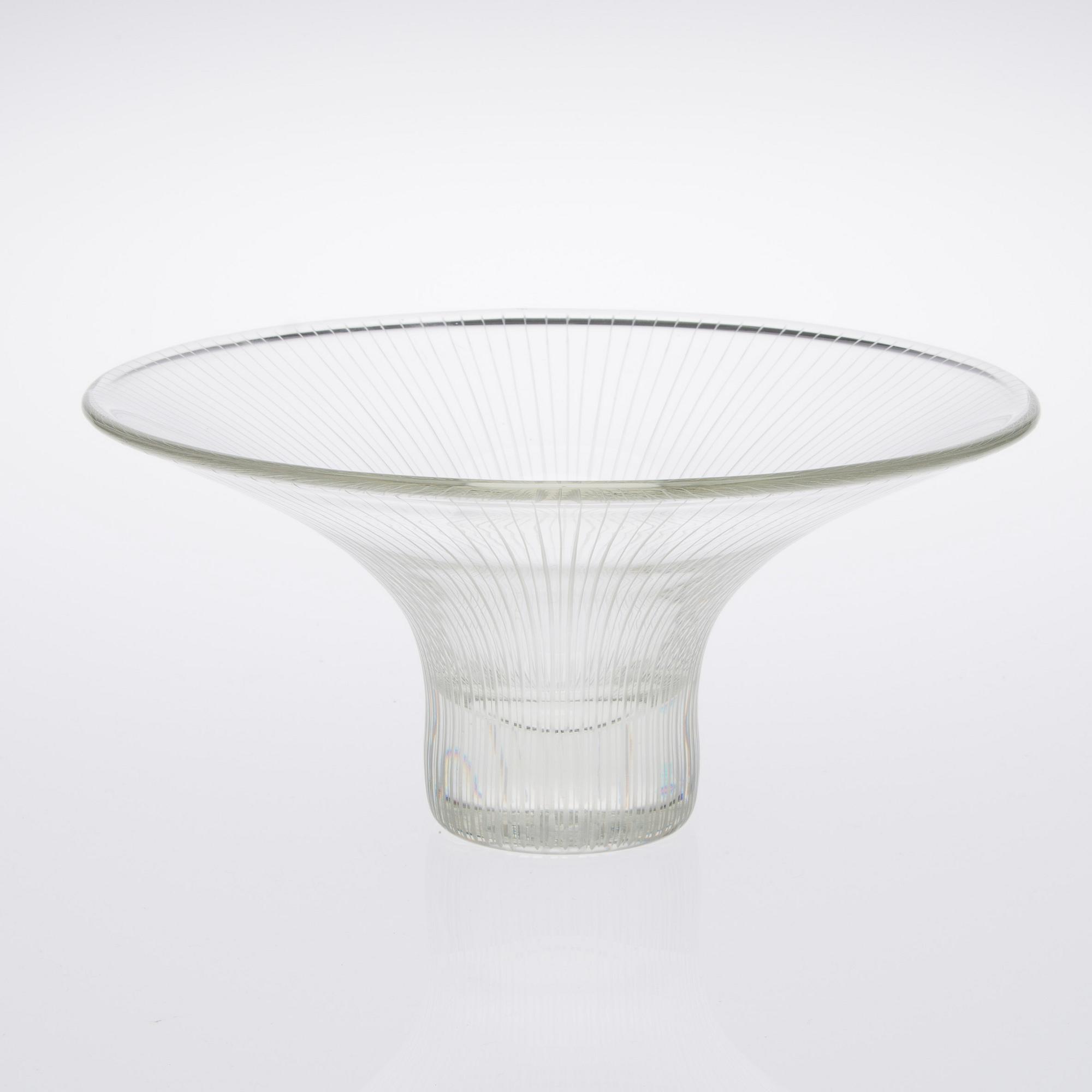 SKÅL, glas, 3138, signerad Tapio Wirkkala Iittala, 1950-tal.