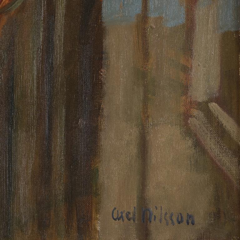 AXEL NILSSON, olja på duk, signerad.