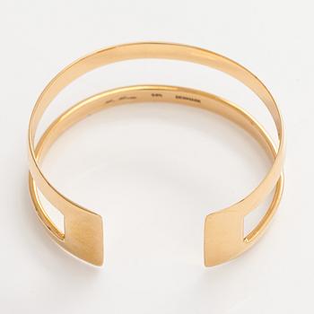 Hans Hansen, bangle, 14K gold, Denmark.