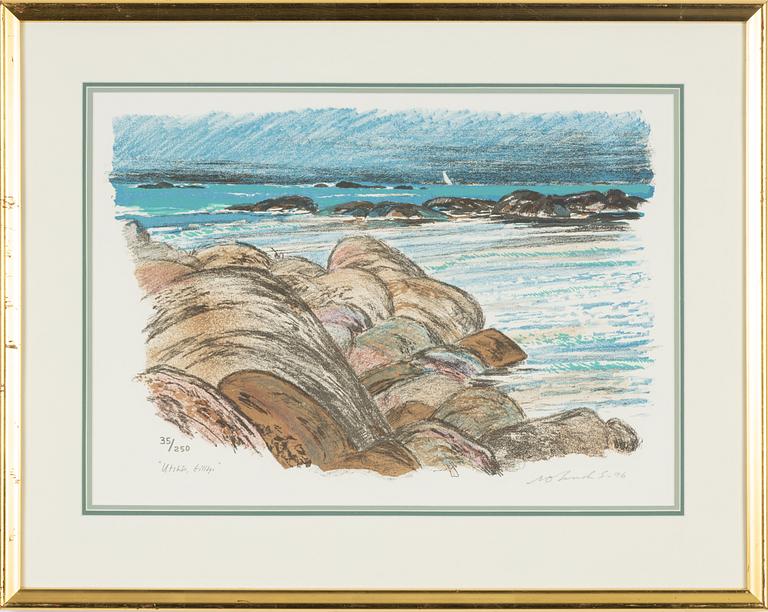 Roland Svensson, lithograph in colours, signed 35/250.