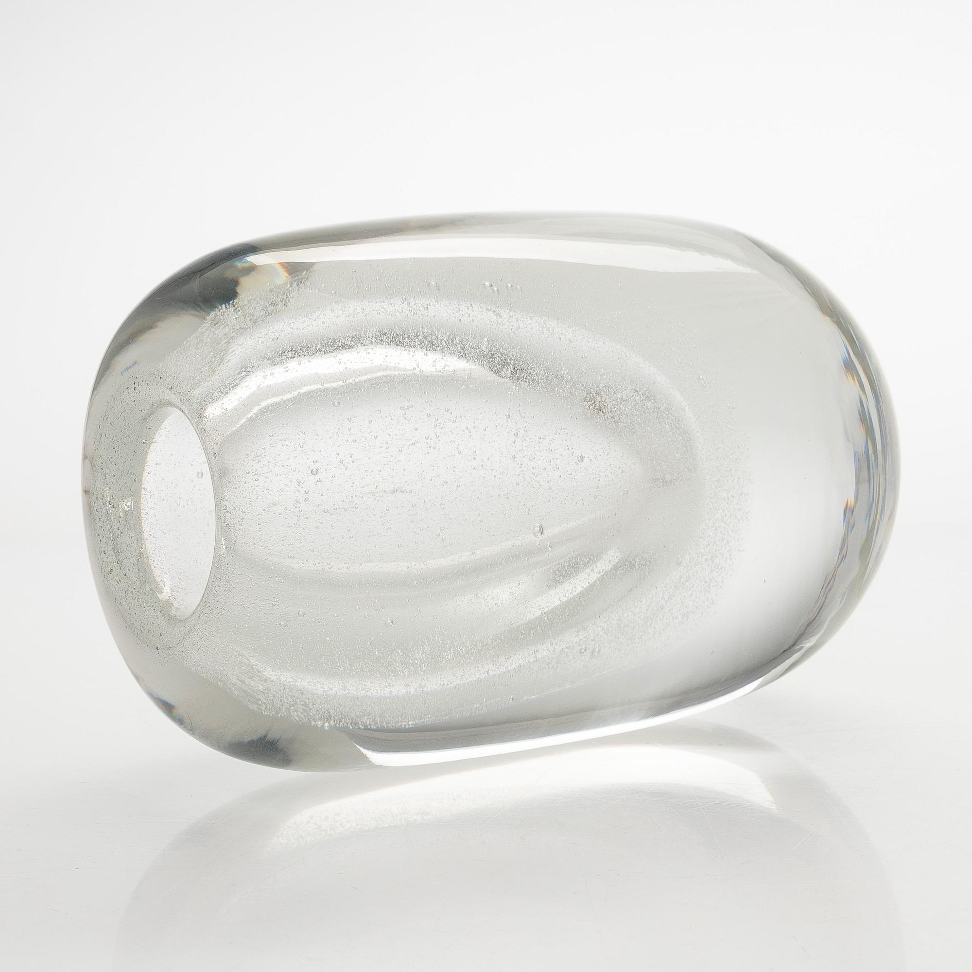 Timo Sarpaneva, glasskulptur, "Claritas", signerad Timo Sarpaneva Iittala 1984 C54.