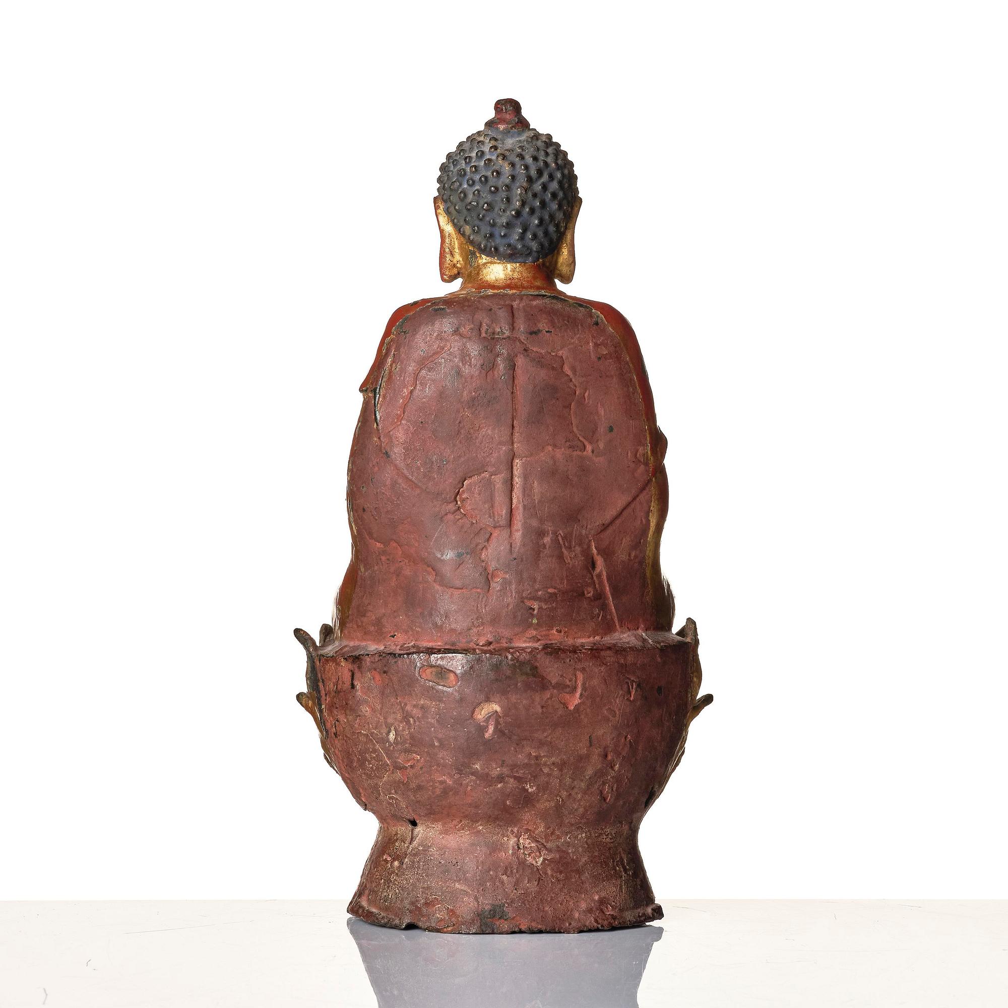 Bhaisajyaguru Buddha, brons. Mingdynastin (1368-1644).