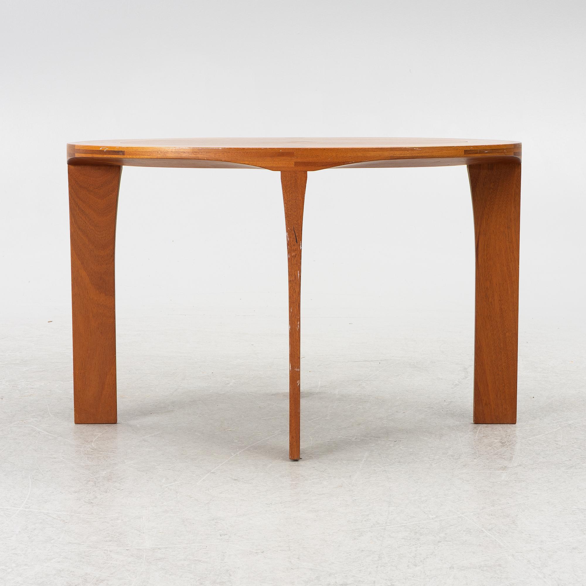 Stig Lönngren, a coffee table, cabinetmaker Lars Larsson, HI-group, Stockholm, 1977.