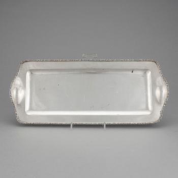 BRICKA, silver, Österrike-Ungern, 1872-1922. Vikt ca 463 gram.