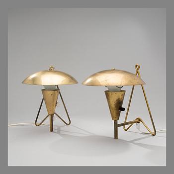 SET OF TWO WALL LAMPS. Manufactured by Itsu, 1960s.