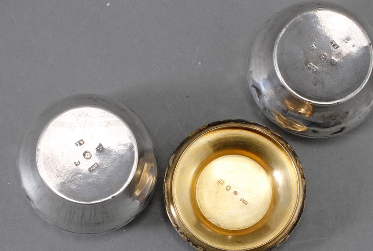PARTI SILVER, 14 delar, 1800- respektive 1900-tal. Totalvikt ca 660 gram.