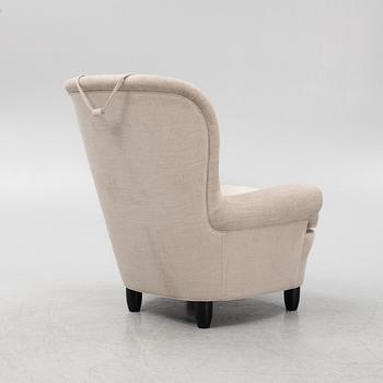 Carl Malmsten, armchair, "Jättepaddan", OH Sjögren, Tranås.