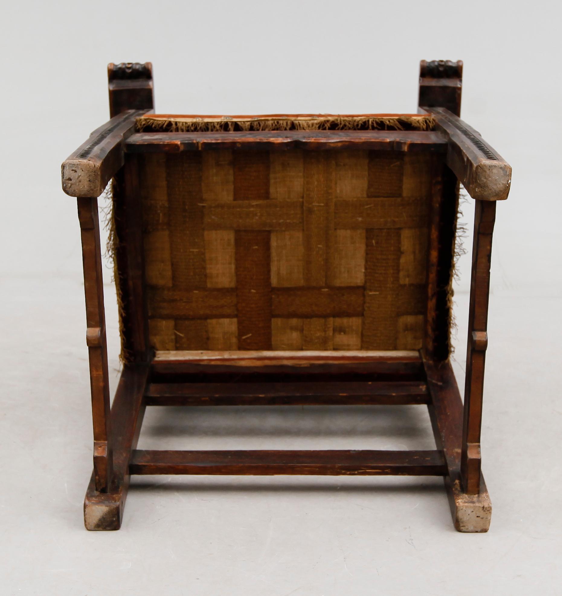 KARMSTOL, renässans, Italien, 1700-tal.