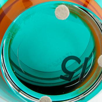 Berit Johansson, bowl signed, Salviati.