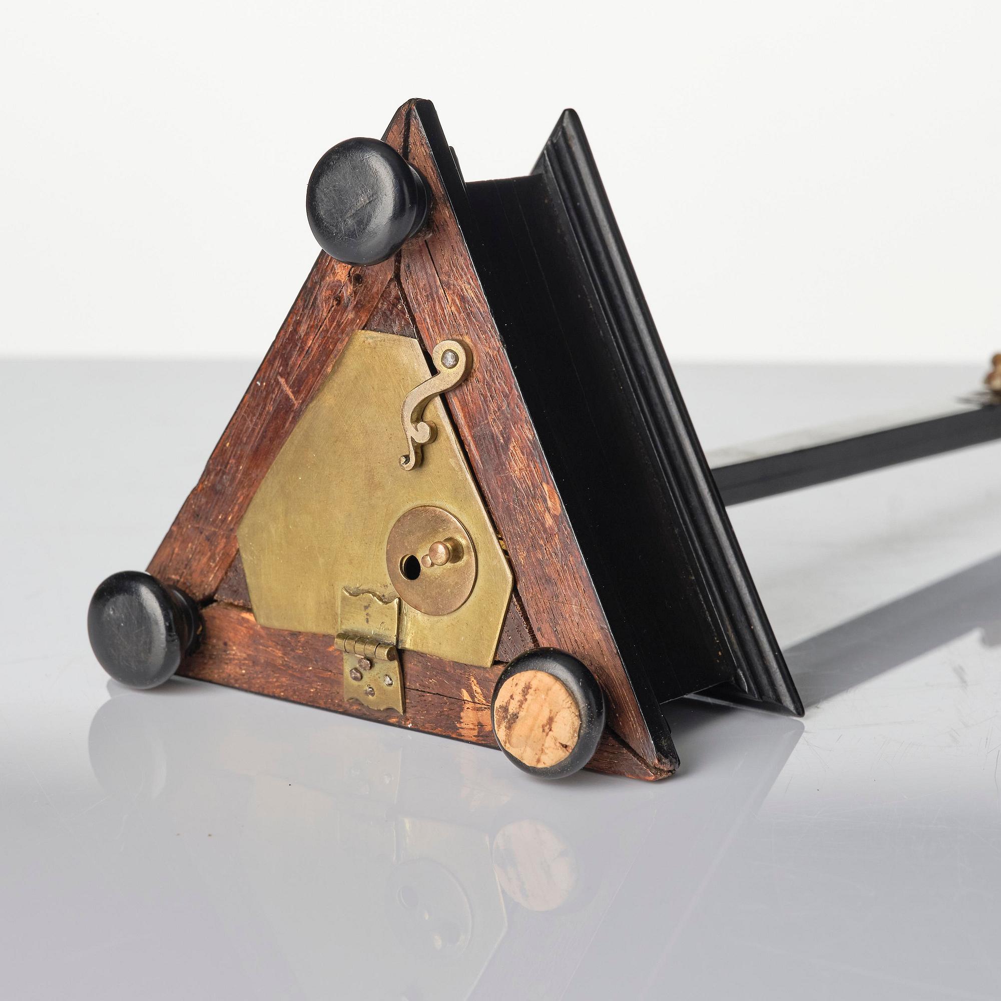 An Augsburg renaissance crucifix clock, the movement presumably by Hans Reinholdt (fl. ca 1630).