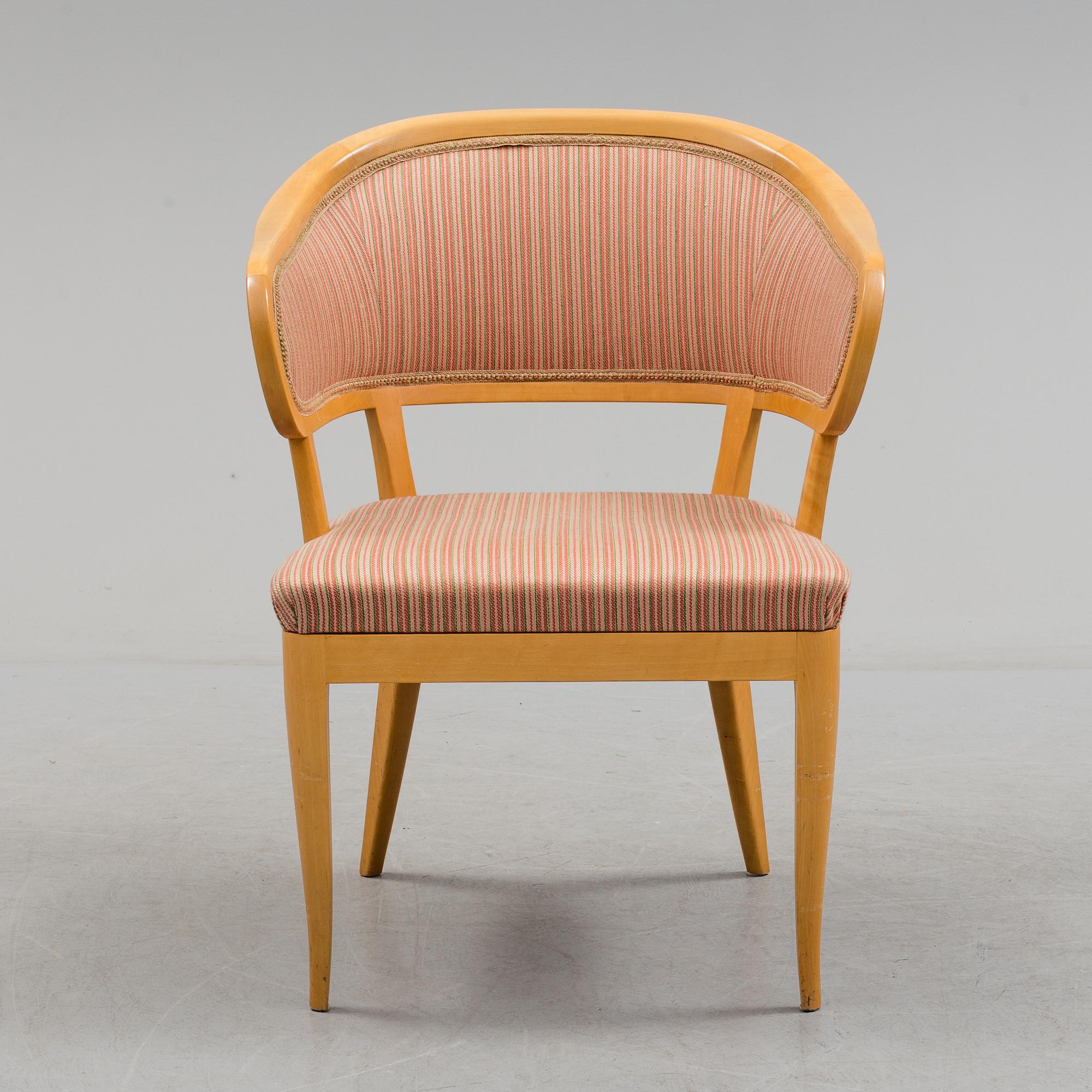An armchaire by Carl Malmsten, "Jonas love", second half of the 20th century.