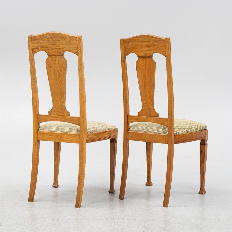 Stolar, 6 st, jugend, omkring år 1900.