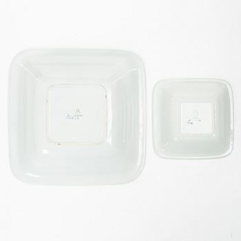 Royal Copenhagen, Dinner service, 94 pieces, earthenware, “Tranquebar”, Aluminia, Denmark.