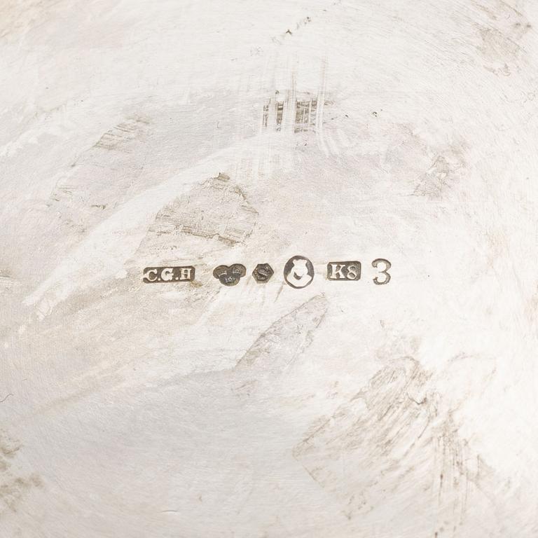 A Swedish Silver Coffee Pot mark of CG Hallberg, Stockholm 1936.