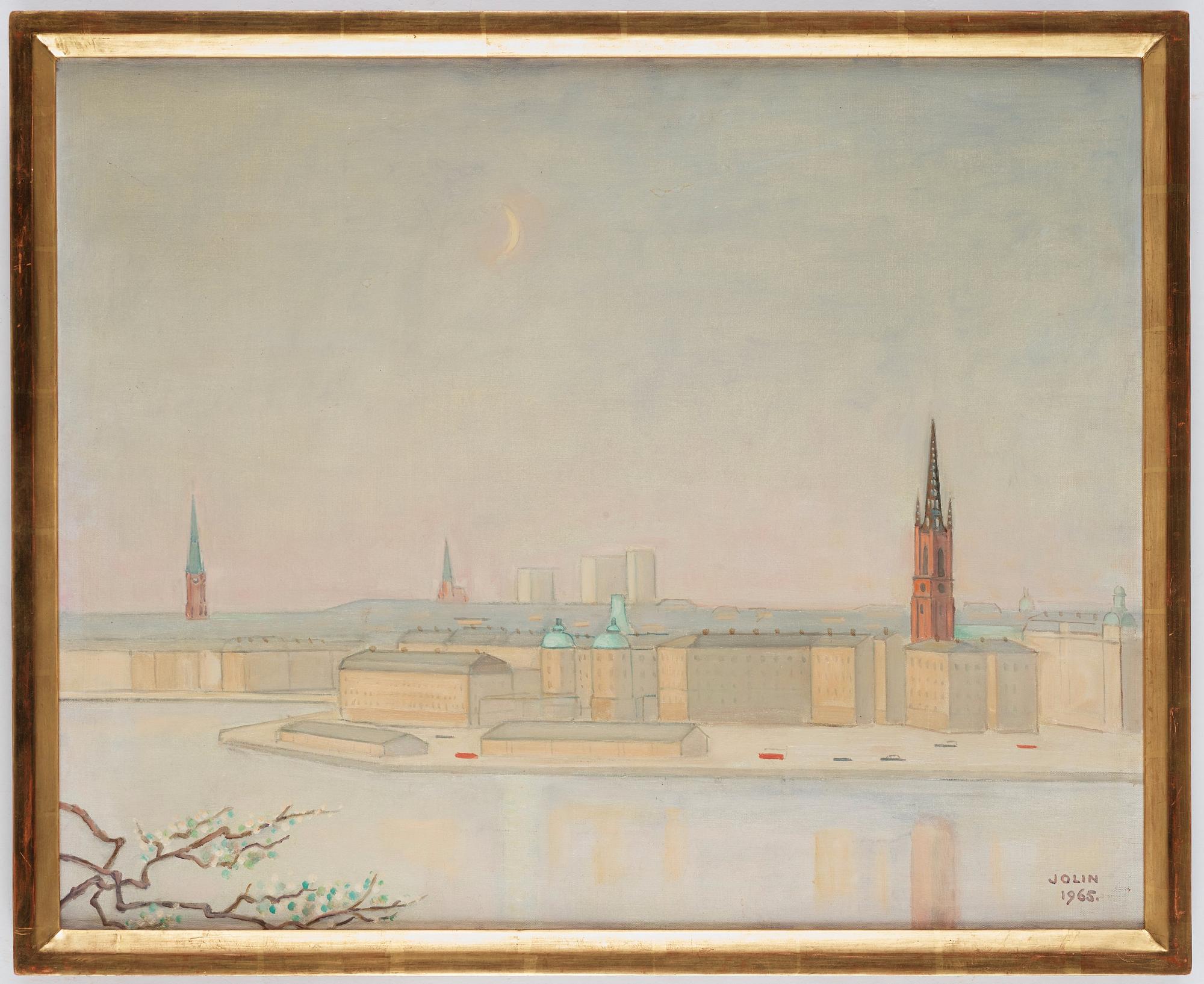 Einar Jolin, Vy över Stockholm.