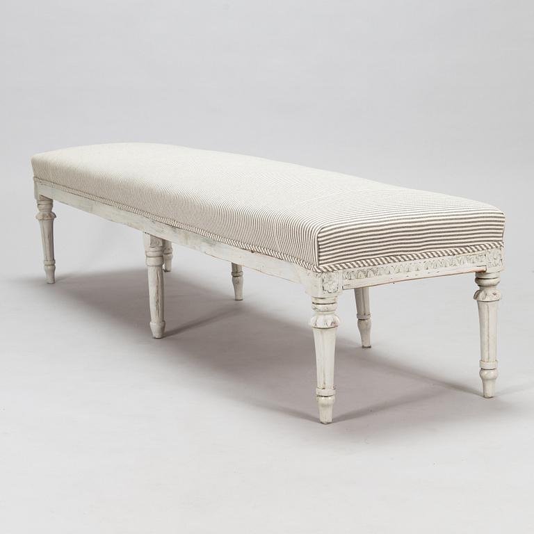 A Swedish late Gustavian bench from around 1800.