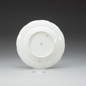 A set of 12 Ludwigsburg dinner plates, 18/19th Century.