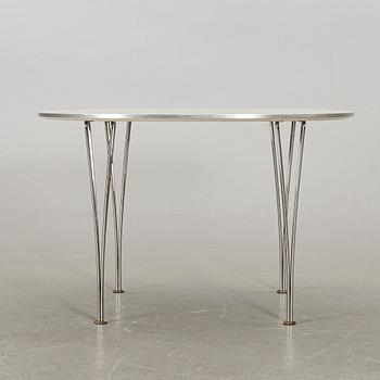 BRUNO MATHSSON & PIET HEIN, bord, "Supercirkel", Fritz Hansen Danmark.