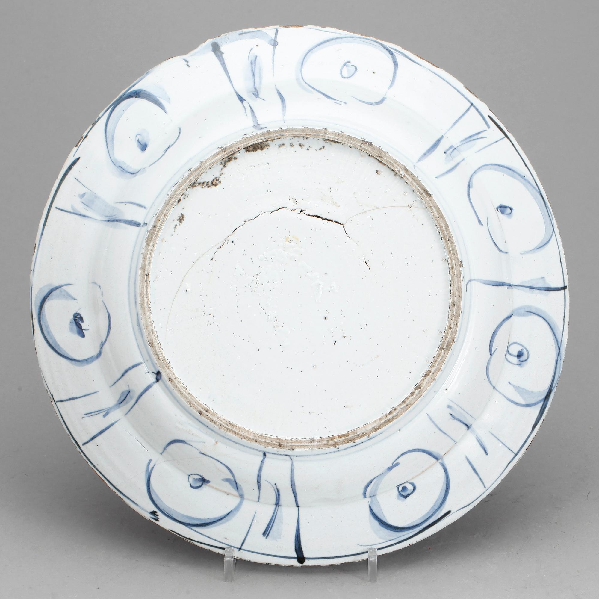 FAT, kraakporslin, Kina, Mingdynastin, Wanli (1573-1620).