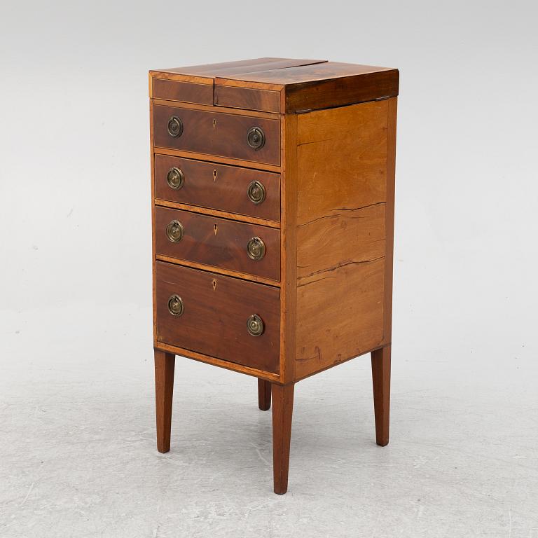 A late Gustavian wash stand, Sweden, early 19th century.