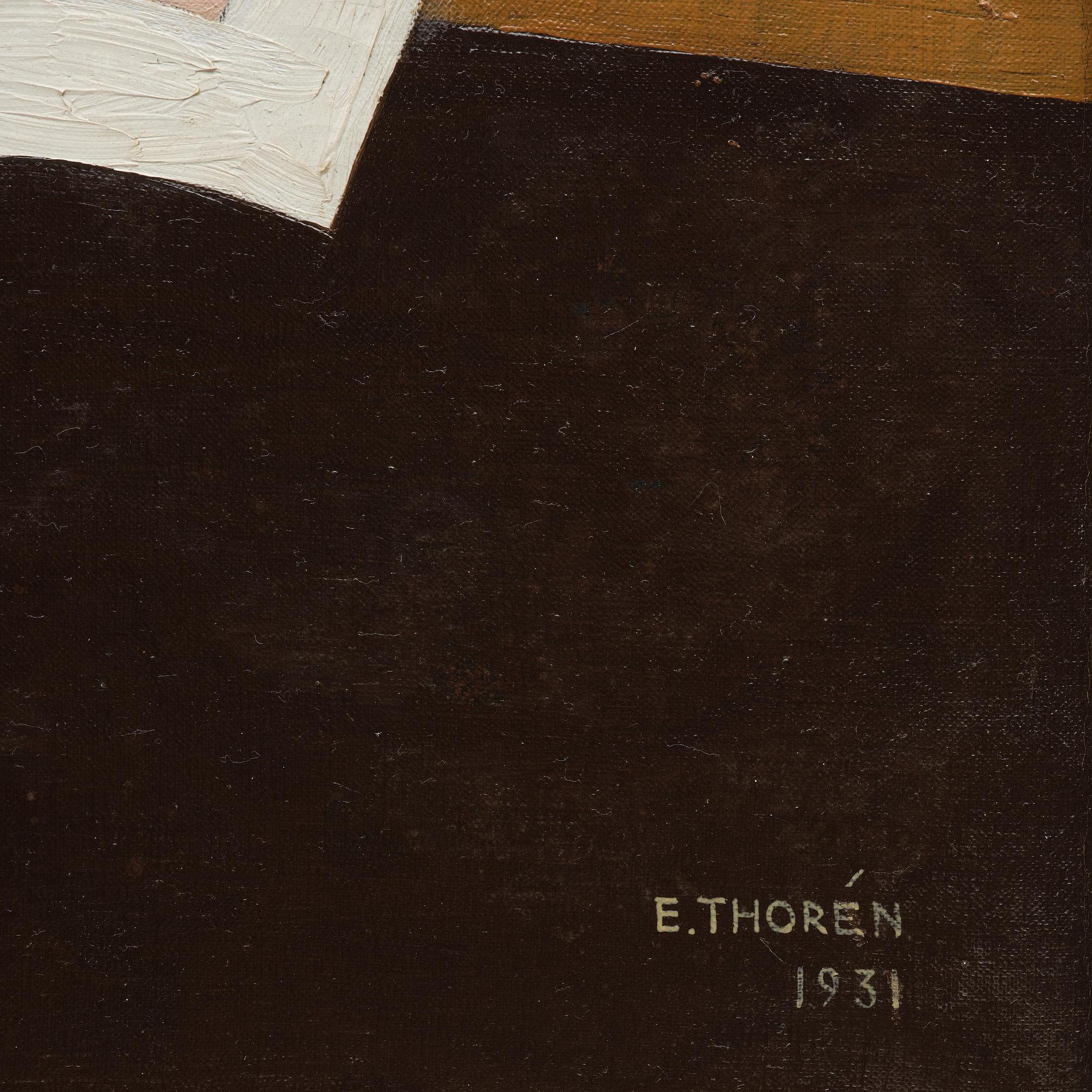 Esaias Thorén, "Huvud och blad (plan)".