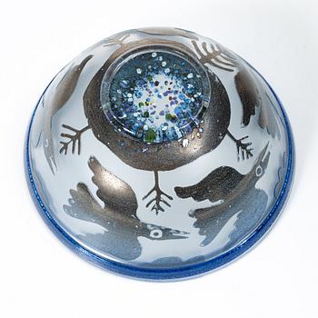 Bertil Vallien, a bowl, Boda Ateljé.