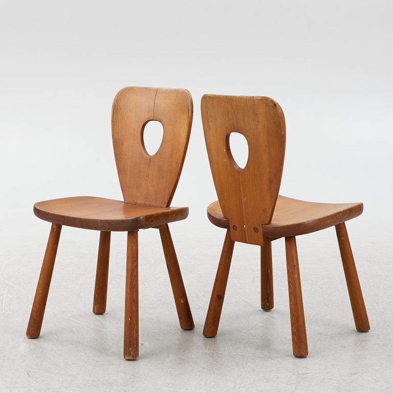 Bo Fjaestad, dining group, 7 pieces, 1950s.