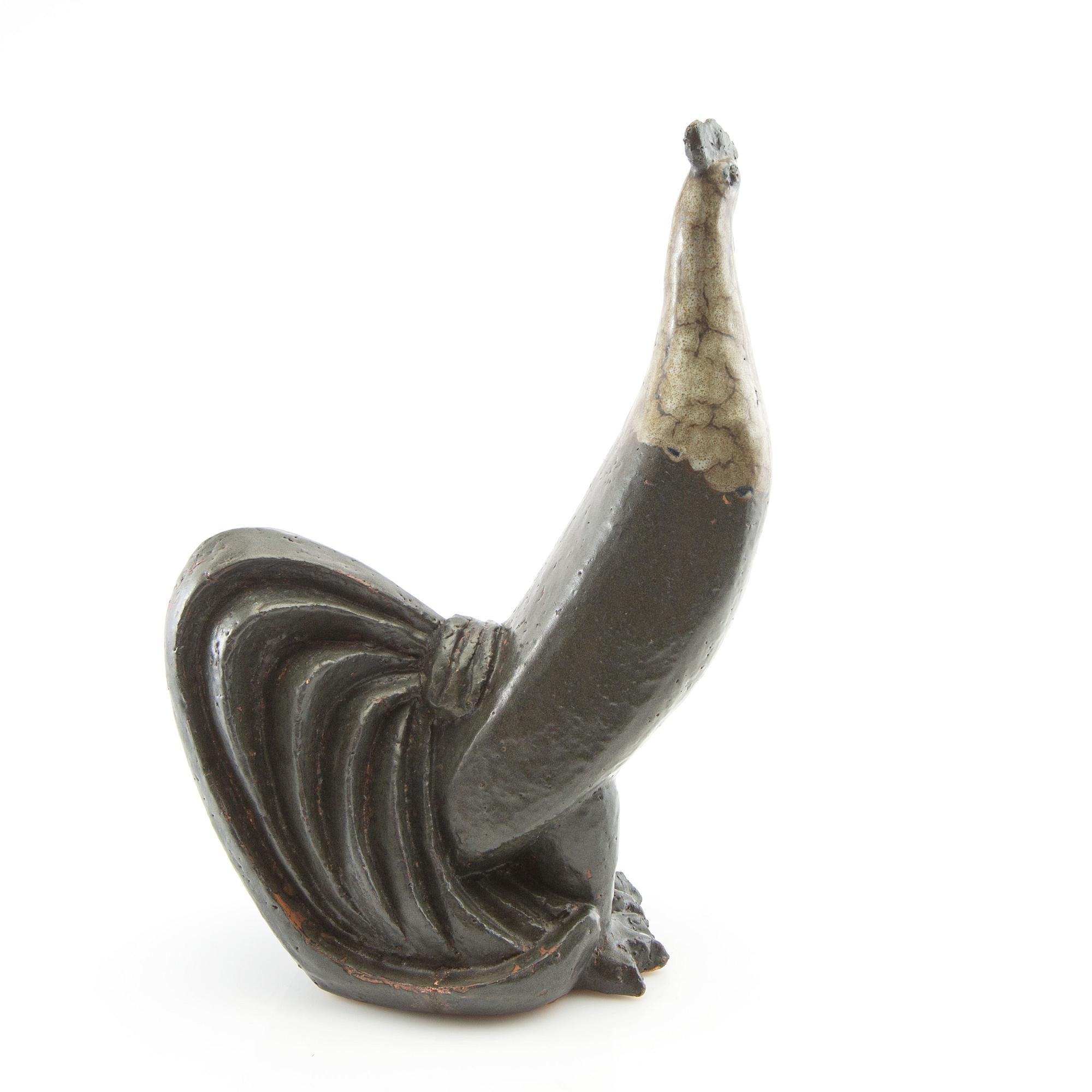 Åke Holm, skulptur föreställande Tupp.