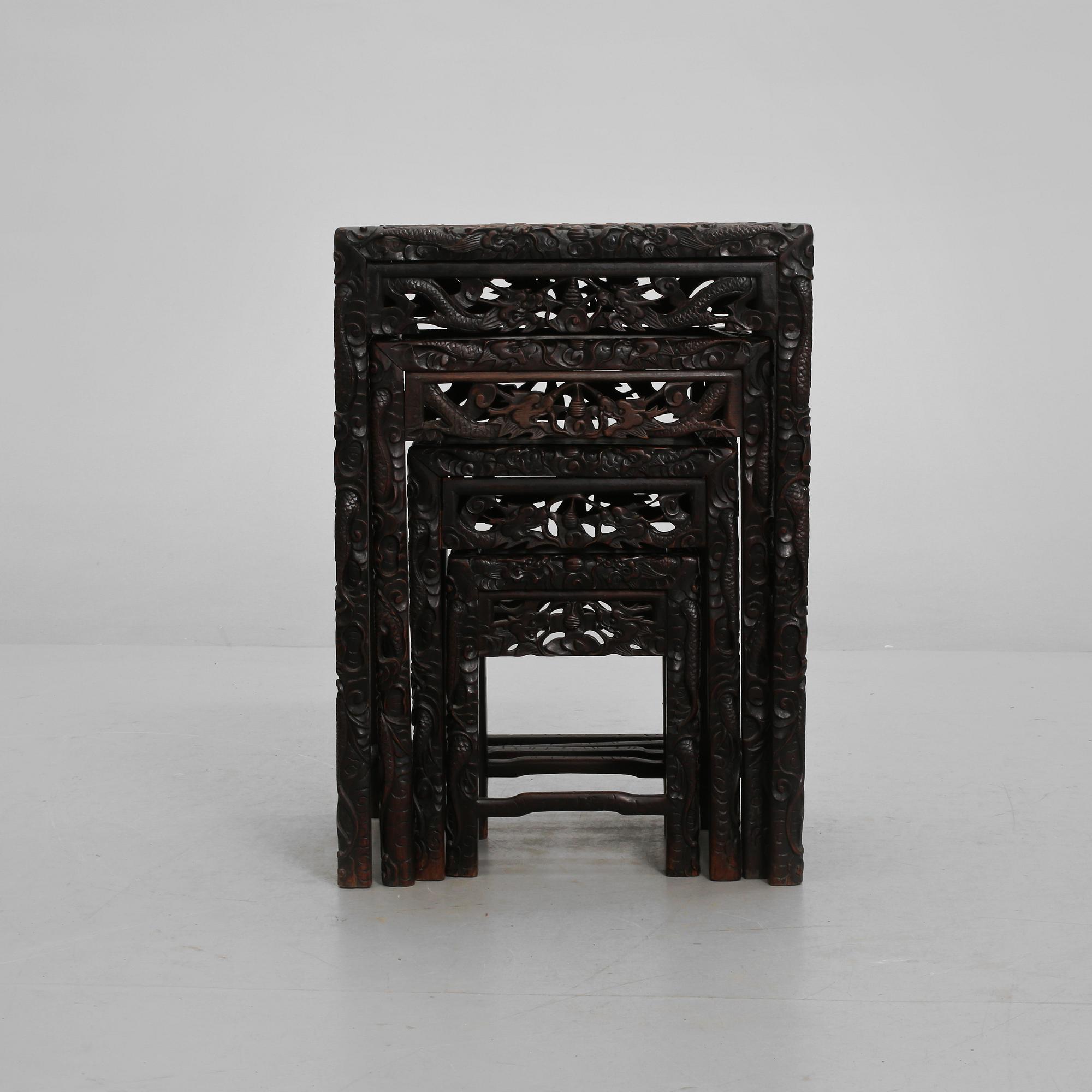 SATSBORD, 4 st, Kina, 1900-talets andra hälft.