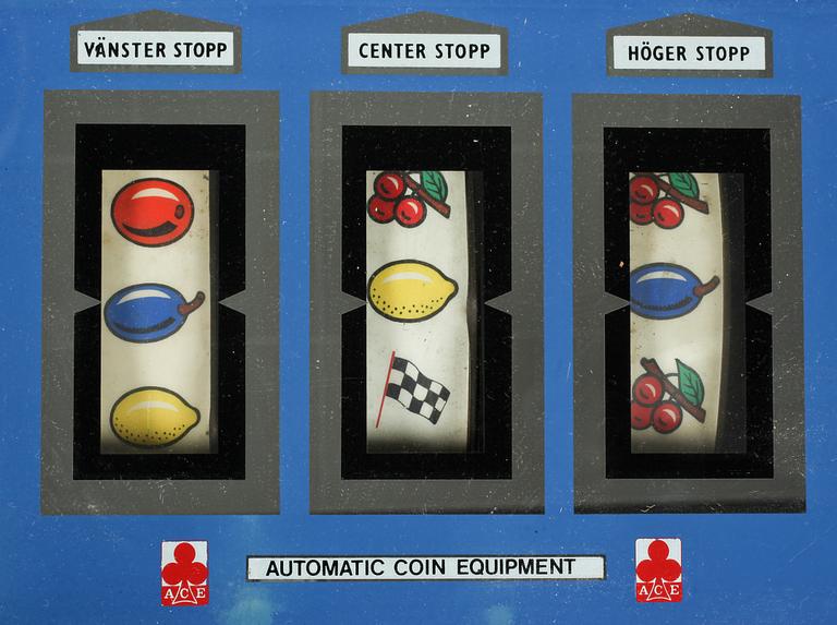 SPELAUTOMAT, "Automatic coin equipment", 1900-talets andra hälft.