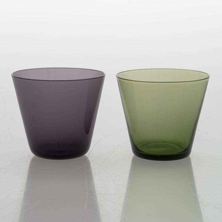 Kaj Franck, karaff och glas, 17 st. Notsjö 1900-talets mitt.