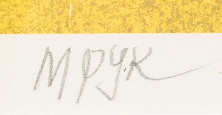 Madeleine Pyk, lithograph signed and numbered EA XVIII/XXV.