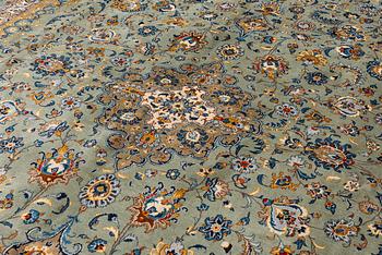 Carpet, Keshan, approx. 440 x 320 cm.