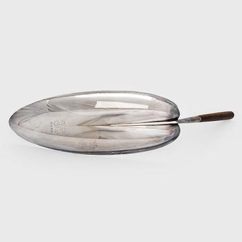 Tapio Wirkkala, malja, TW 85, hopeaa, Kultakeskus, Hämeenlinna 1960.