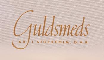 KAFFESKEDAR, 12+12, silver, bla Olga. Ceson resp GAB, 1960-tal.